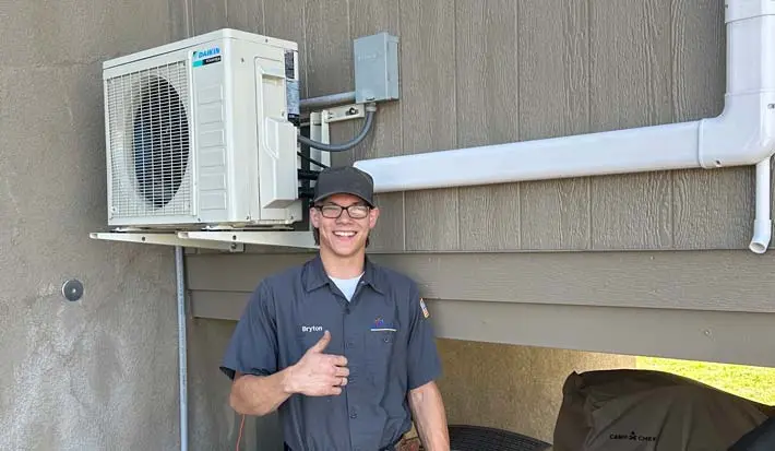 friendly technician